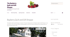 Desktop Screenshot of bayberryquilts.com